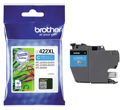 Image de Brother LC422XLC Original Brother Tintenpatrone cyan High-Capacity (LC-422XLC)