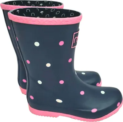 Produktbild von Rajn Mädchen Gummistiefel Dots 6151214866839, 6151214867805, 6151214867829, 6151214871864, 6151214871888, 6151214875817, 6151214875848, 6151214876814, 6151214876876 RAJ-UZG405 Navy-Pink 34