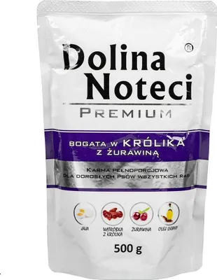 Produktbild von Dolina Noteci 5902921300847, Adult, jede Rasse, Riese (≥45 kg), Groß (26-44 kg), Mittelgroß (11-25 kg), Cranberry, Kaninchen, 500 g