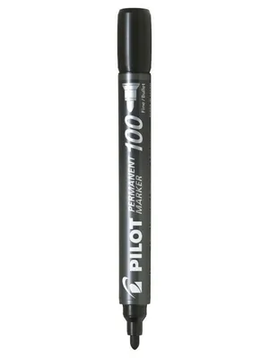Obrázek produktu pro Pilot Permanent Marker 100, Černá, 1 mm, 4,5 mm