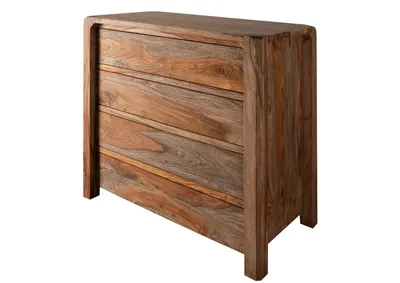 Image de MASSIVMOEBEL24 | Commode 96x50 Palissandre huilé Gris taupe BUENO #2004