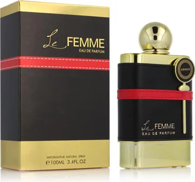 Zdjęcie produktu dla ARMAF Le Femme, Kobiety, 100 ml, Perfumy w płynie, Bergamotka, Gardena, Pomarańczowy, Śliwkowy, Jaśmin, Konwalia, Różowy, Szafran, Paczula, Wanilia, Białe piżmo
