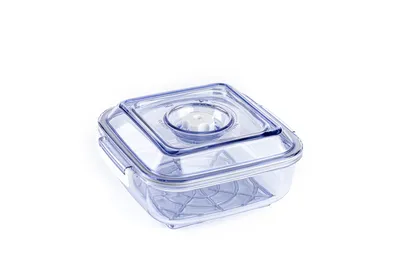 Produktbild von Vakuumierbehälter VCR 250, quadratisch, 2,5 Liter, für Kühl- und Gefrierschrank, mikrowellengeeignet, Deckel