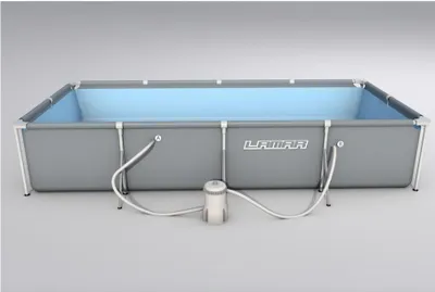 Produktbild von LAMAR Pool Set 99 mit Filterpumpe + Abdeckung