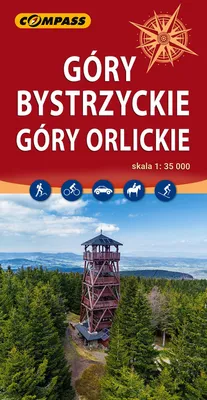 Image de Carte touristique de Góry Bystrzyckie Góry Orlickie 1:35 000