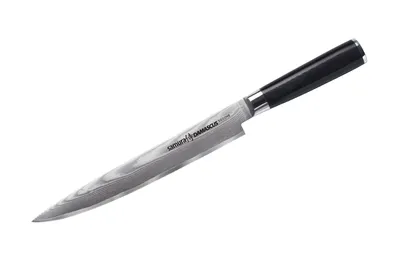 Immagine prodotto di Coltello da affettare Samura-Damasco, acciaio Damasco a 67 strati, 20 cm, argento/nero