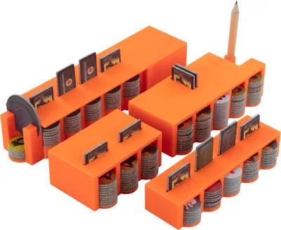Produktbild von 3D01SET Tokenhalter Set für U-BOOT Brettspiel 3D-gedruckt