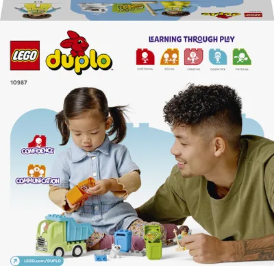 Obrázek produktu pro LEGO DUPLO Popelářský vůz, Sada na stavění, 2 rok/roky, Plast, 15 kusů, 470 g