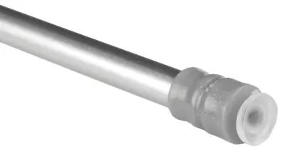Produktbild von Klemmstange für Vorhänge, ohne Bohren, 40–60 cm, Silber, Ø 14 mm