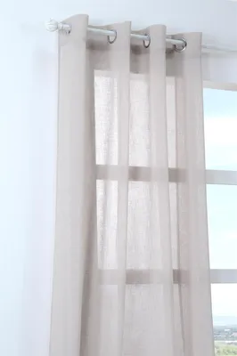 Obrázek produktu pro Záclona PALOMA s kroužky, 140 x 260 cm, béžový
