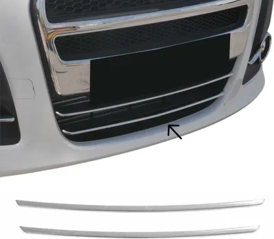 Produktbild von OMAC Kühlergrill-Zierleisten Kühlergrill-Leisten 2524082 Vorne für FIAT DOBLO Kasten/Kombi (263) 730mm 70mm 40mm Edelstahl
