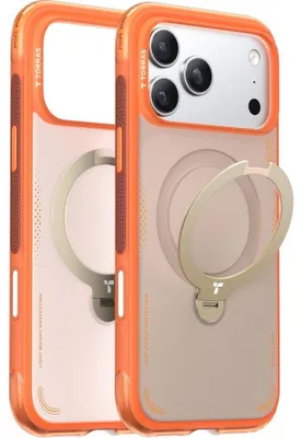 Immagine prodotto di TORRAS Ostand Spin Air - custodia per iPhone 17 Pro Max compatibile con MagSafe (horizon orange)