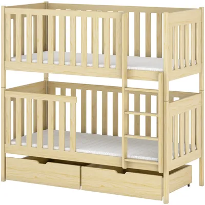Obrázek produktu pro Patrová postel 80x200 ALVA borovice