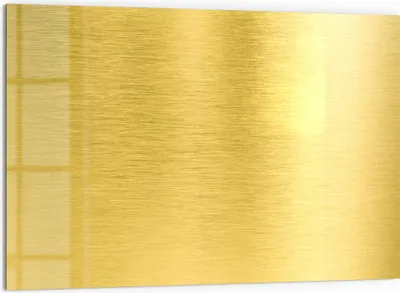 Produktbild von DEQORI Küchenrückwand Glas 60x40 cm 'Gebürstete Goldoberfläche' Spritzschutz Bad Rückwand