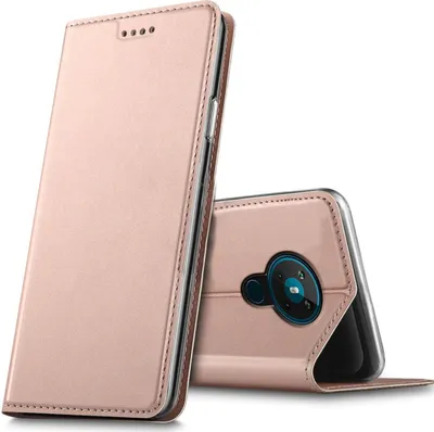 Produktbild von Conie Ultra Slim Klapp Tasche für Nokia 3.4 Kartenfach Hülle Rundumschutz in Rosa