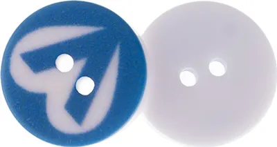Obrázek produktu pro Knoflík - sada 6 ks - 13 mm, (průměr) - Modrá