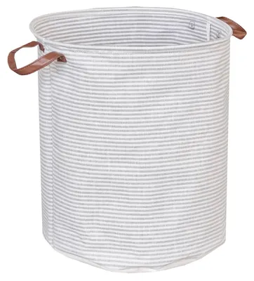 Produktbild von osoltus Wäschekorb Oslo Organizer mit Griffen Wäschesammler Wäschebox 46L rund