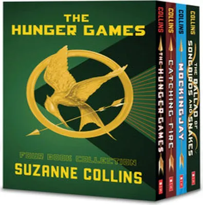 Zdjęcie produktu dla Hunger Games 4-Book Paperback Box Set (the Hunger Games, Catching Fire, Mockingjay, the Ballad of Songbirds and Snakes)