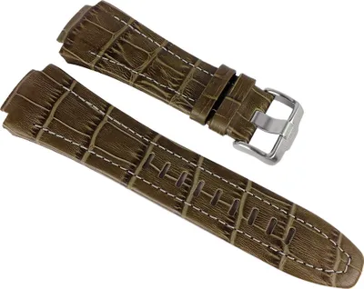 Produktbild von Jacques Lemans | Uhrenarmband Krokooptik Leder braun | 1-1770E 1-1770