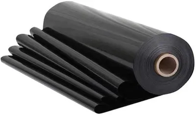 Image de Bâche en polyéthylène noire 3 x 4 m, 1 300 g, pour le jardin
