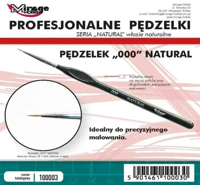 Obrázek produktu pro Přírodní štětec 000 – Mirage Hobby