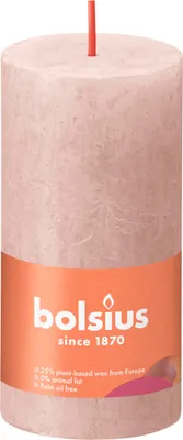 Obrázok produktu pre Rustikálna hmlistá ružová sviečka