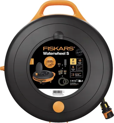 Produktbild von Fiskars Waterwheel S 3/8" (9mm) 15m Comfort 4 Stk