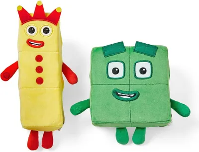 Zdjęcie produktu dla Dodatkowy zestaw maskotek Numberblocks - Trzy i Cztery