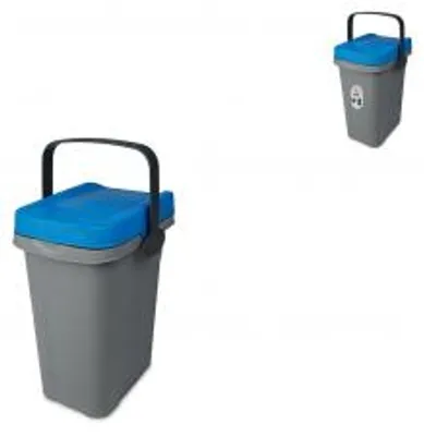 Immagine prodotto di Pattumiera Ecosystem 7Lt Con Manico Azzurra