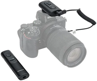 Zdjęcie produktu dla [164'] Bezprzewodowy przycisk spustu migawki do aparatów Z6III, Z6II, Z6, Z7II, Z7, Z5, D750, D780, D7500, D7200, D5600, D5500, D5300, D3300, D3200, pilot zdalnego sterowania z baterią AAA