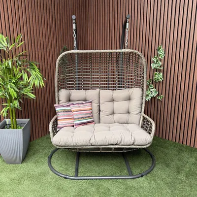 Produktbild von Hängesessel Twin Double Relax 2-Sitzer Anthrazit – 32320-B