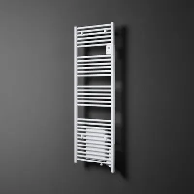 Produktbild von STIEBEL ELTRON Elektrischer Handtuchheizkörper / Badheizkörper BHE 75 Plus mit LC-Display, 750 W Heizleistung, Weiß, 238713