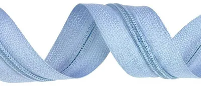 5m Endlos-Reißverschluss 3mm freie Farbwahl pastellblau