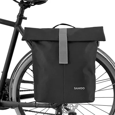 Zdjęcie produktu dla Torba rowerowa na tylne siodełko, 14 l, duża pojemność, sakwa rowerowa, torba rowerowa, torba na ramię do jazdy na rowerze, podróży, dojazdów do pracy