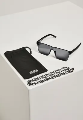 Produktbild von Urban Classics 105 Chain Sunglasses TB2571, color:blk/blk