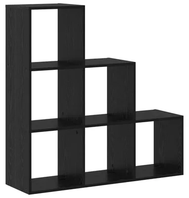 Immagine prodotto di vidaXL Libreria divisoria in rovere nero 99 x 29 x 99 cm