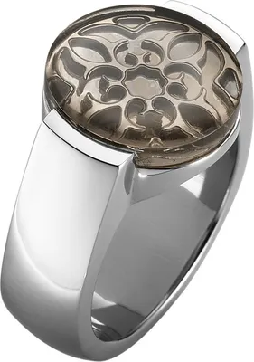Produktbild von 011681G48, 011681G49, 011681G50, 011681G51, 011681G52 Ring Ornament mit Rauchquarz Cabochon XEN
