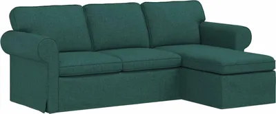 Immagine prodotto di vidaXL Divano Verde scuro 215 x 138 x 80 cm Tessuto