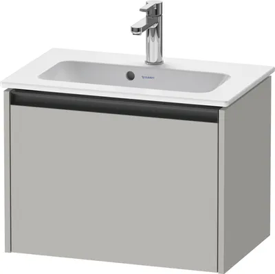 Produktbild von Duravit Ketho.2 Wastafelonderkast 61x39x44 cm Mat Betongrijs