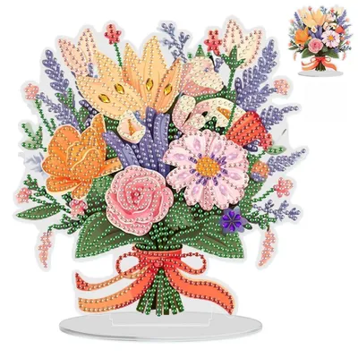 Immagine prodotto di Set per decorare la tavola con diamanti, ideale per creare composizioni floreali, fai da te, per bambini e adulti