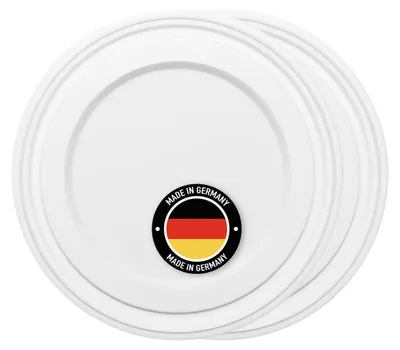 Konservendosen-Deckel aus Kunststoff, 84 mm, weiß, 2 Stück