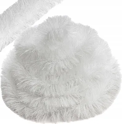 Image de Guirlande de sapin de Noël - blanche 6m Ruhhy 22307