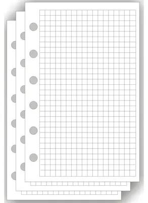 Produktbild von Bind® 5713 Ersatzeinlage "kariert" A7 50 Blatt