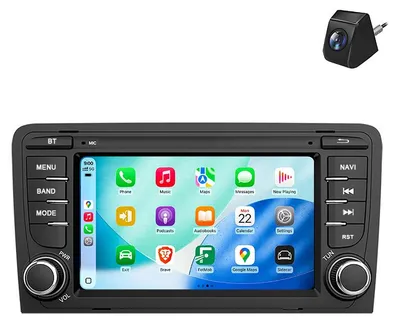 Obrázek produktu pro 2DIN autorádio Android 7" 64GB pro Audi A3 8P (2003–2013) CarPlay Android Auto GPS navigace Bluetooth