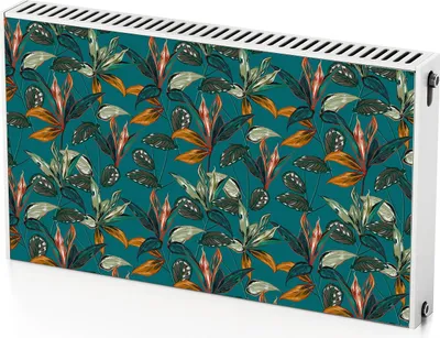 Produktbild von Pflanzenkunst – Magnetische Heizkörperabdeckung – 100x60 cm – Magnet Heizkörperabdeckung – 3D Würfel – Heizkörperverkleidung – Magnetische Wandverkleidung – Wetterfest