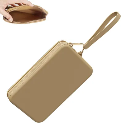 Productafbeelding van Make-up Tas Waterdicht - Cosmetische Tas - Reisbagage - Klein - Modern Design - Sterke Siliconen - Cosmetica Tas