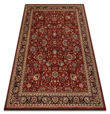 Image de Tapis en laine KASHQAI 4362 300 ornement bordeaux / noir rouge 67x130 cm