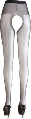 Produktbild von Strumpfhose schwarz ouvert 1