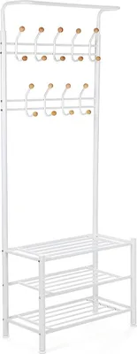 Produktbild von Garderobe aus weißem Metall