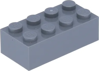 A single LEGO brick on a white background.
